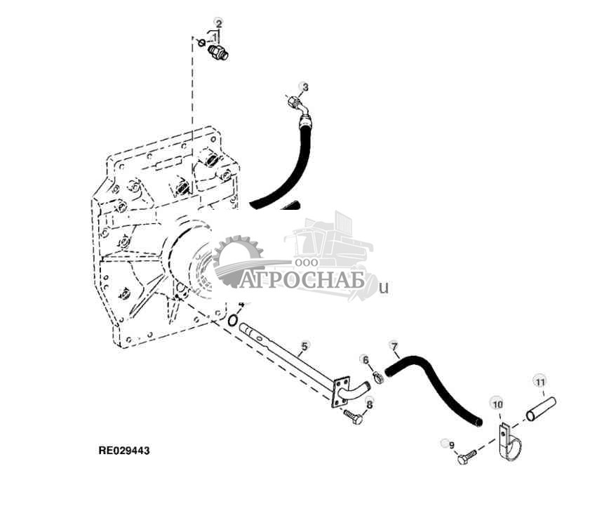 AXLE LUBE LINES (REAR) 